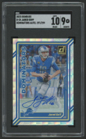 Jared Goff 2023 Donruss Dominators Autographs #24 #297/299 (SGC 9 | Auto 10) at PristineAuction.com