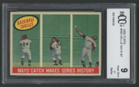 Willie Mays 1959 Topps BT #464 (BCCG 9) at PristineAuction.com