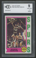 George Gervin 1974-75 Topps #196 RC (BCCG 9) at PristineAuction.com