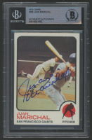 Juan Marichal Signed 1973 Topps #480 (BGS) at PristineAuction.com