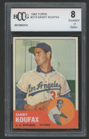 Sandy Koufax 1963 Topps #210 (BCCG 8) at PristineAuction.com