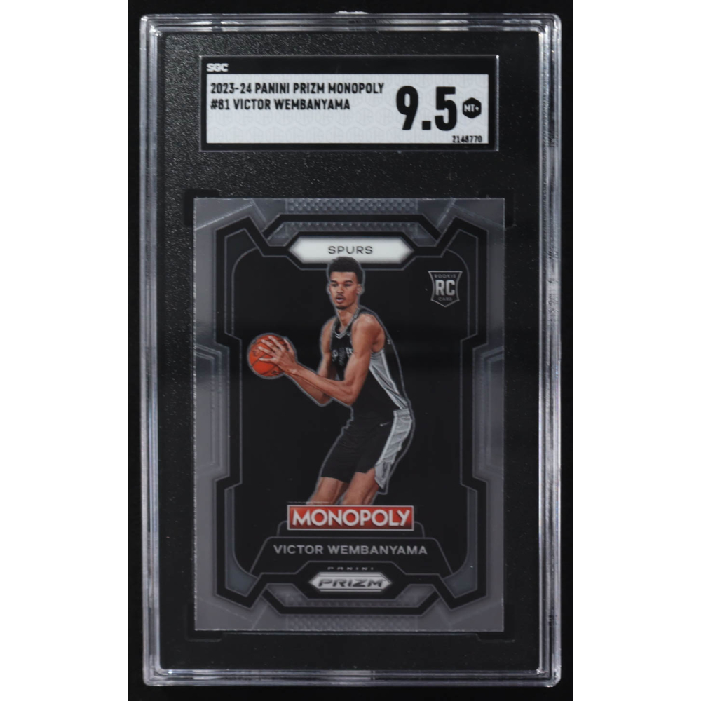 Victor Wembanyama 2023-24 Panini Prizm Monopoly #81 RC (SGC 9.5) at PristineAuction.com