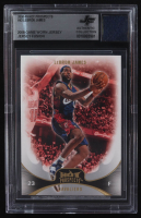 LeBron James 2008-09 Hot Prospects #43 With Game-Worn Jersey Swatch (BGS) at PristineAuction.com