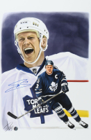 Mats Sundin Signed "Mats" 12x18 Lithograph By Alex Douglas (Framesworth) at PristineAuction.com