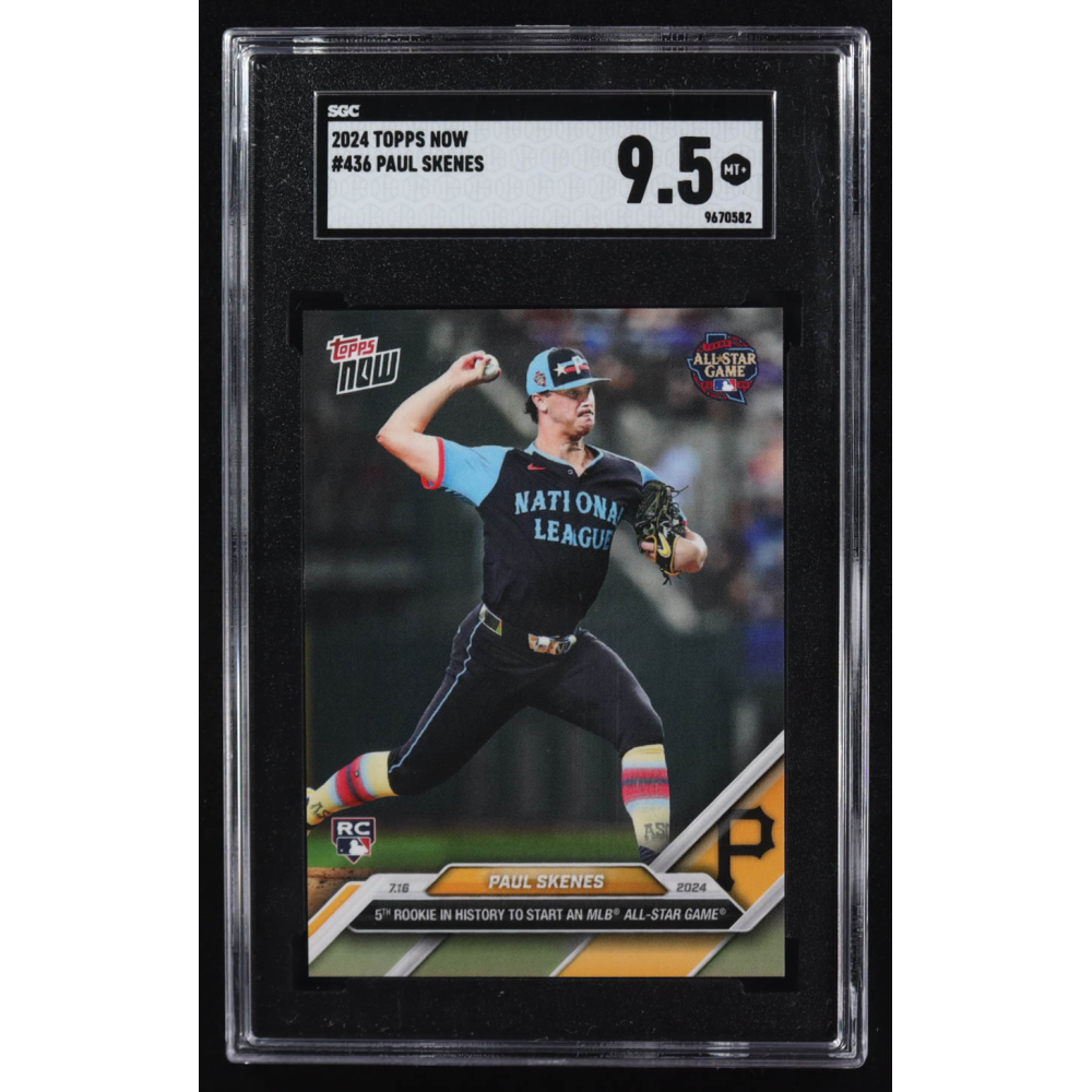 Paul Skenes 2024 Topps Now #436 RC (SGC 9.5) at PristineAuction.com