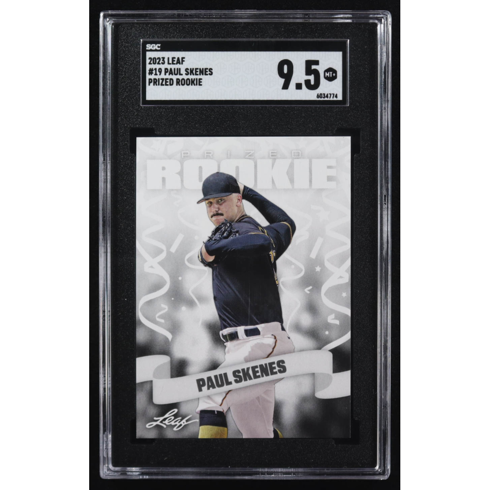 Paul Skenes 2023 Leaf Prized Rookie #19 RC (SGC 9.5) at PristineAuction.com