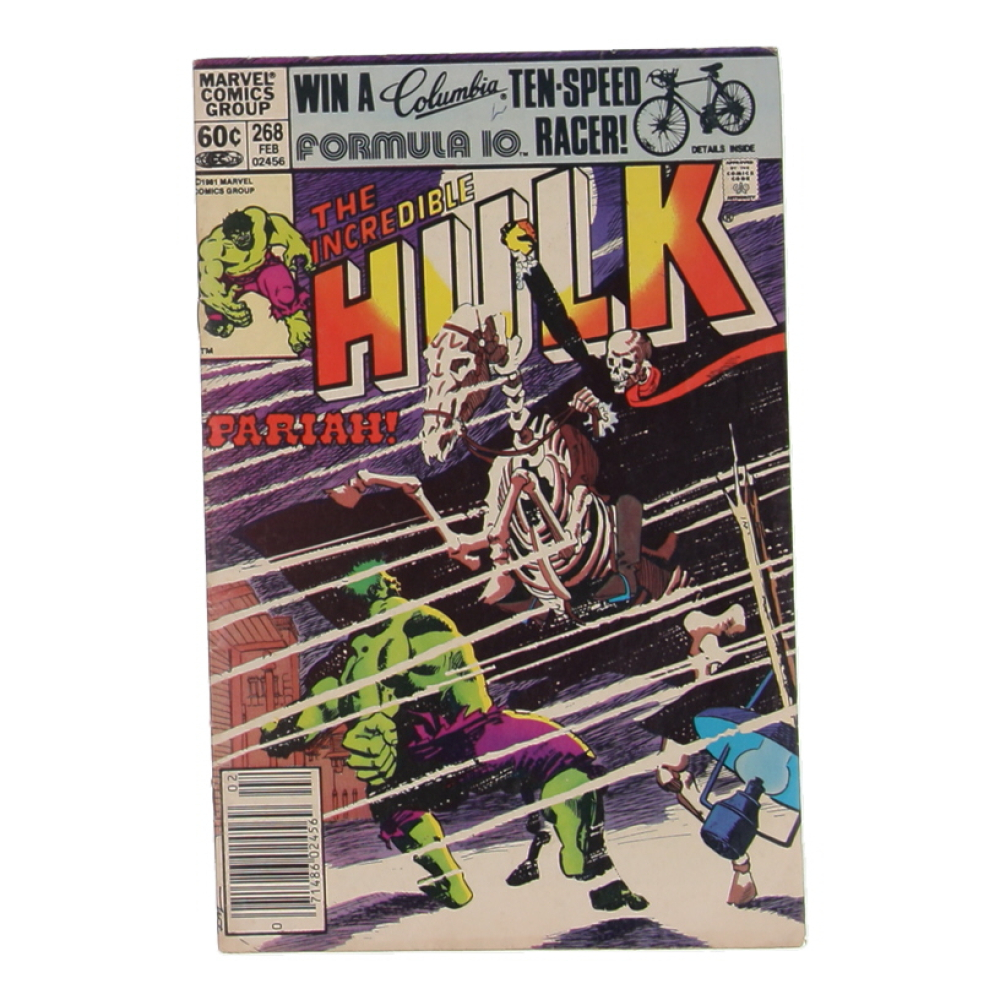 1982 "The Incredible Hulk" Issue #268 Marvel Comic Book at PristineAuction.com