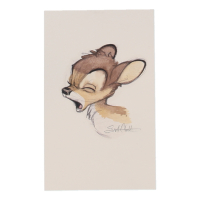 "Morning Yawn" By Scott T. Cook 5.5x8.75 Watercolor Print at PristineAuction.com