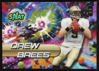 Drew Brees 2025 Wild Card Splat Galactic Prismatic #DB #1/1 at PristineAuction.com