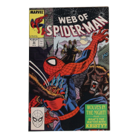 1989 "Web of Spider-Man" Issue #53 Marvel Comic Book at PristineAuction.com