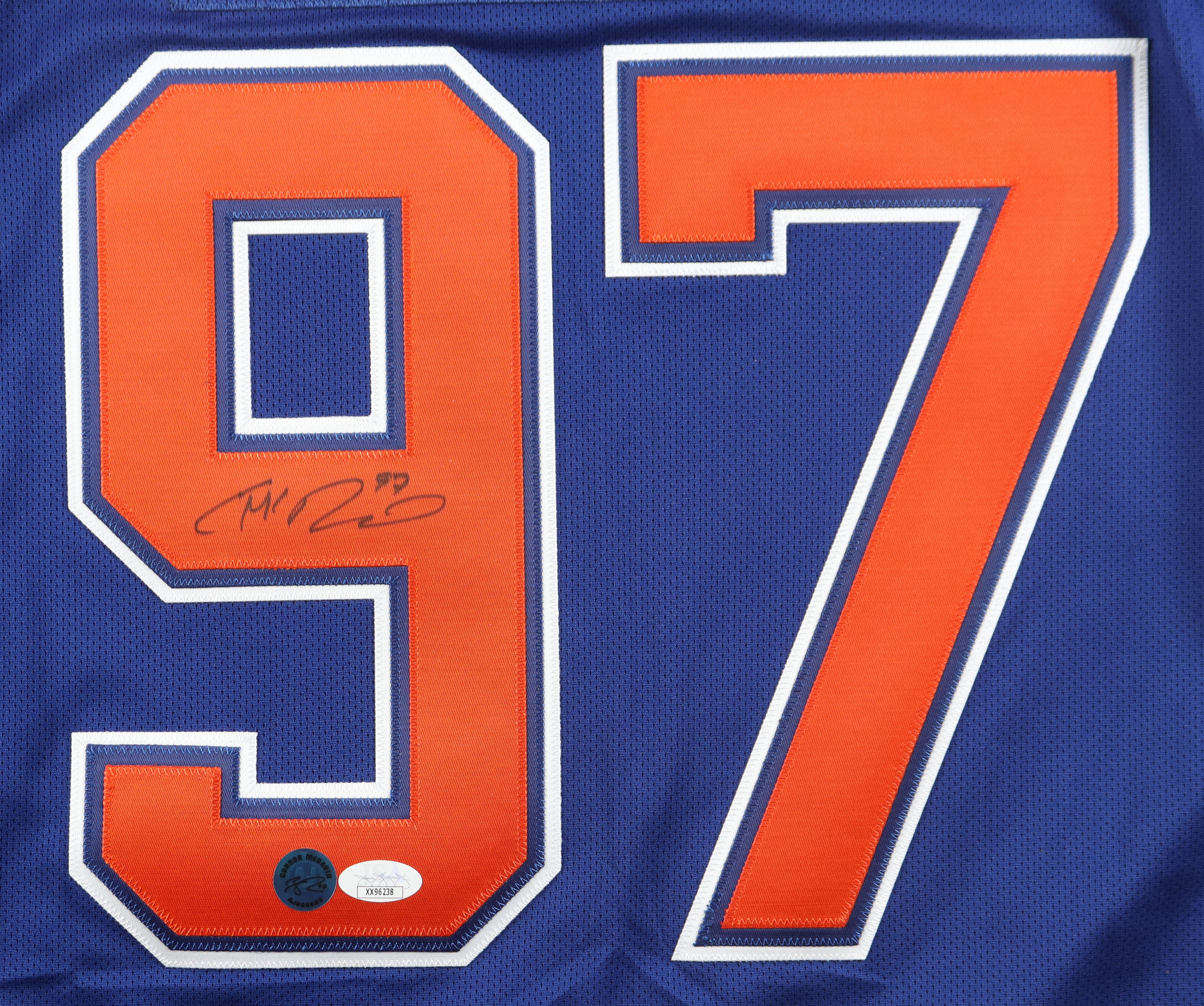 Connor McDavid Signed Oilers Reebok Authentic Jersey (JSA) at PristineAuction.com Connor McDavid Signed Oilers Reebok Authentic Jersey (JSA) at PristineAuction.com