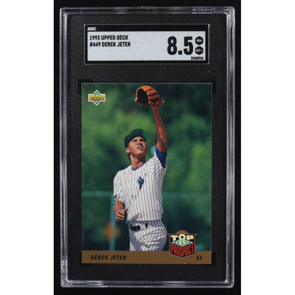 Derek Jeter 1993 Upper&nbsp;Deck #469 RC (SGC 8.5) at PristineAuction.com