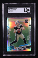 Jake Haener 2023 Donruss Optic Holo #277 RR RC (SGC 10) at PristineAuction.com