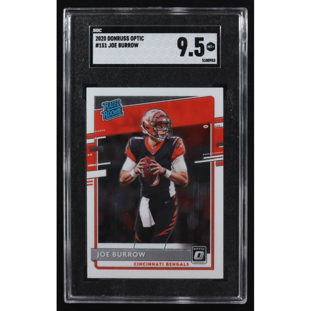Joe Burrow 2020 Panini Donruss Optic RR #151 RC (SGC 9.5) at PristineAuction.com