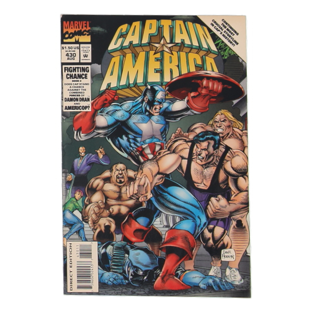 1994 "Captain America" Issue #430 Marvel Comic Book at PristineAuction.com