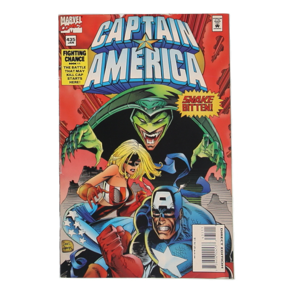 1995 "Captain America" Issue #435 Marvel Comic Book at PristineAuction.com