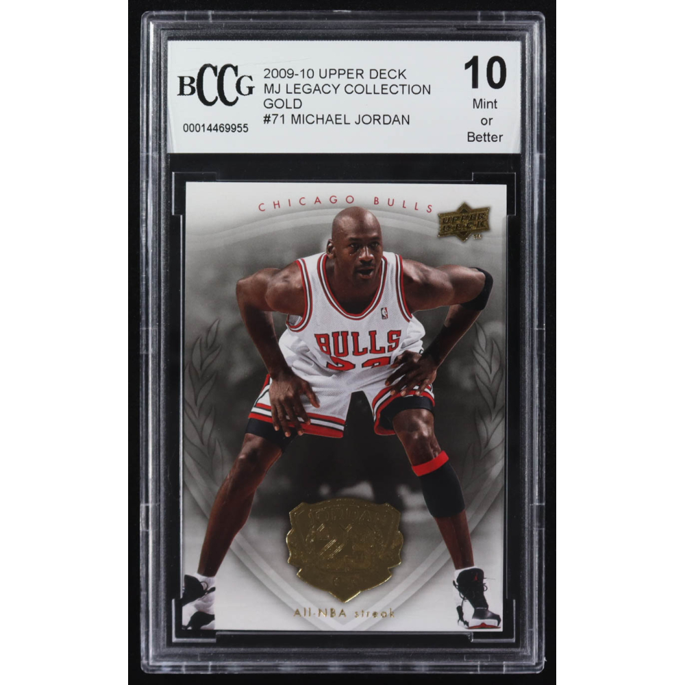 Michael Jordan 2009-10 Upper Deck MJ Legacy Collection Gold #71 (BCCG 10) at PristineAuction.com