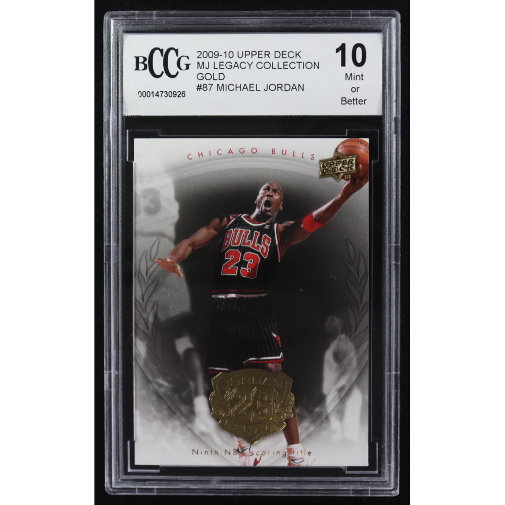 Michael Jordan 2009-10 Upper Deck MJ Legacy Collection Gold #87 (BCCG 10) at PristineAuction.com