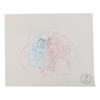 "Fidget and Ratigan" By Scott T. Cook 13.5x16.5 Original Art at PristineAuction.com