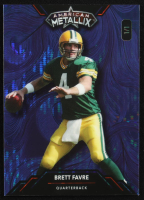 Brett Favre 2023 Wild Card American Metallix Navy Blue Pulsar #BF #1/1 at PristineAuction.com