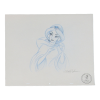 "Princess Jasmine Blue" By Scott T. Cook 13.5x16.5 Original Art at PristineAuction.com