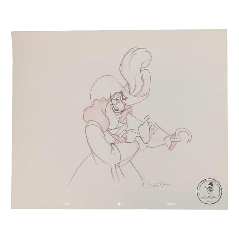 "Captain Hook" By Scott T. Cook 13.5x16.5 Original Art at PristineAuction.com