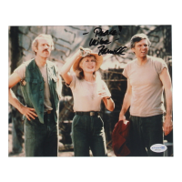 Mike Farrell Signed "M*A*S*H* " 8x10 Photo Inscribed "Peace!" (AutographCOA) at PristineAuction.com