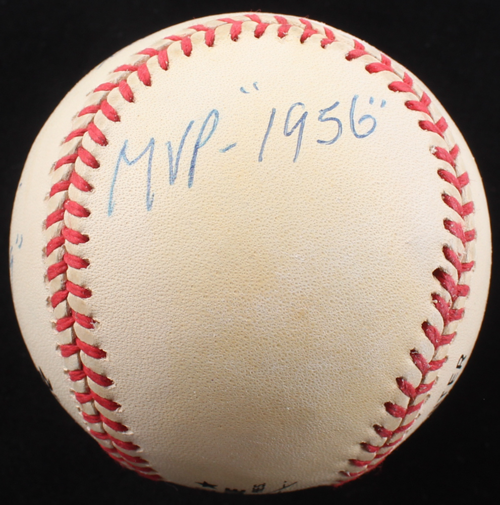Don Newcombe Signed ONL Baseball with Display Case Inscribed "ROY 1949" & "Cy Young 1956" & "MVP 1956" (JSA) at PristineAuction.com Don Newcombe Signed ONL Baseball with Display Case Inscribed "ROY 1949" & "Cy Young 1956" & "MVP 1956" (JSA) at PristineAuction.com