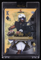 Shedeur Sanders 2024 Wild Card 5 Card Draw King of Diamonds Color Match Island Foil #SSN #1/1 RC at PristineAuction.com