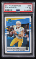 Justin Herbert 2020 Panini Donruss RR #303 RC (PSA 10) at PristineAuction.com