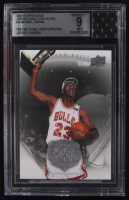Michael Jordan 2009-10 Upper Deck Michael Jordan Legacy Collection #24 With Game-Used Uniform Swatch (BGS 9) at PristineAuction.com