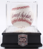 OML Baseball with Display Case Signed by (5) with Frank Robinson, Fergie Jenkins, Gaylord Perry, Rollie Fingers with Multiple Inscriptions (PSA) at PristineAuction.com