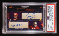 Joe Burrow / Joe Montana 2021 Leaf Ultimate Sports Ink to the Past #IP02 #11/20 (PSA 8) at PristineAuction.com