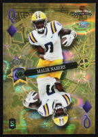 Malik Nabers 2023 Wild Card 5 Card Draw Stacked Deck Queen of Diamonds Lava Gold #MN RC #1/1 at PristineAuction.com