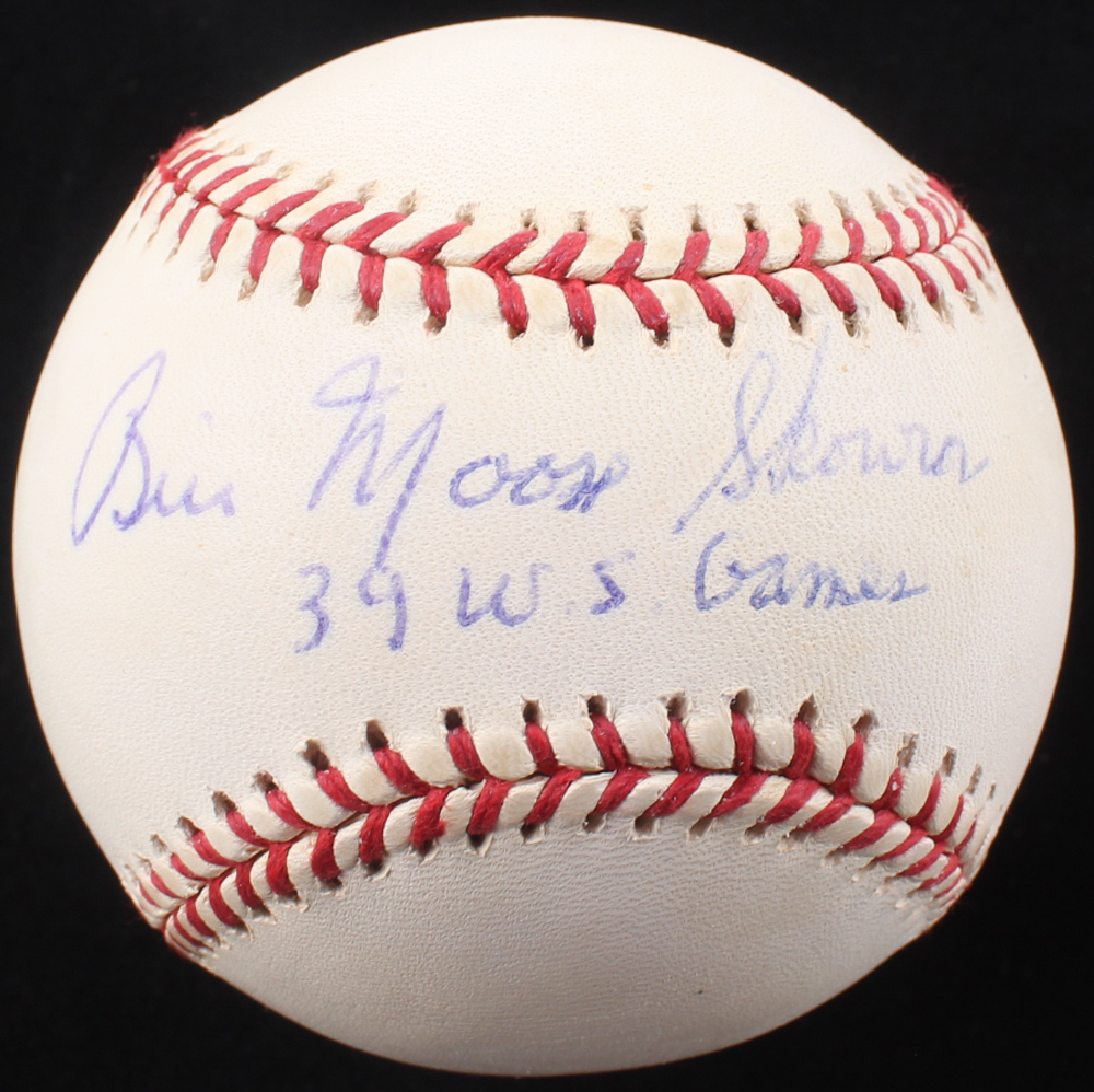 Bill "Moose" Skowron Signed OAL Baseball Inscribed "39 W.S. Games" (JSA) at PristineAuction.com Bill "Moose" Skowron Signed OAL Baseball Inscribed "39 W.S. Games" (JSA) at PristineAuction.com