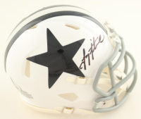 Troy Aikman Signed Cowboys Throwback Speed Mini Helmet (Aikman) at PristineAuction.com