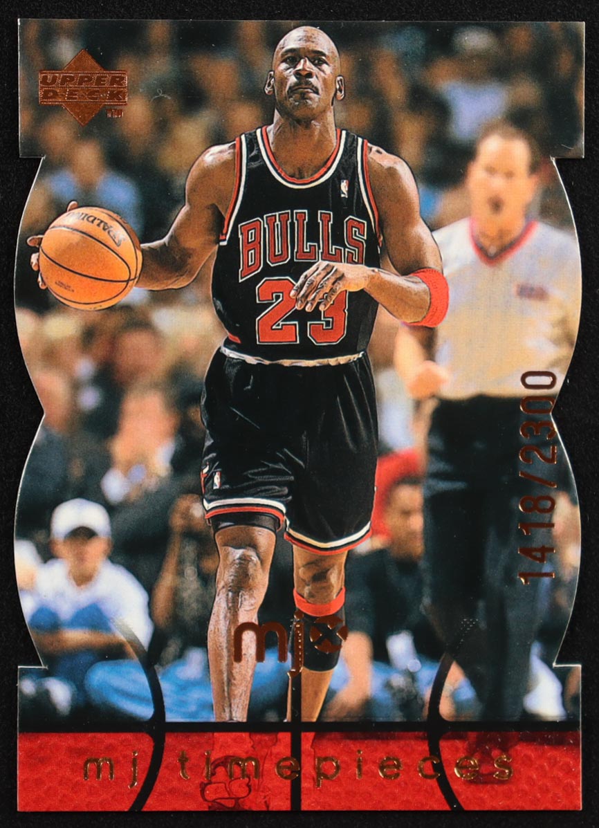 Michael Jordan 1998 Upper Deck MJx Timepieces Red #87 #1418/2300 at PristineAuction.com Michael Jordan 1998 Upper Deck MJx Timepieces Red #87 #1418/2300 at PristineAuction.com