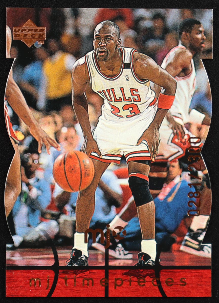 Michael Jordan 1998 Upper Deck MJx Timepieces Red #37 #0281/2300 at PristineAuction.com Michael Jordan 1998 Upper Deck MJx Timepieces Red #37 #0281/2300 at PristineAuction.com
