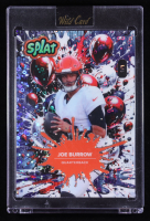 Joe Burrow 2025 Wild Card Splat Background 5 Blue Donut Circles #JB #1/1 at PristineAuction.com