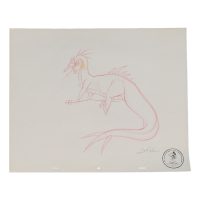 "Maleficent Dragon" By Scott T. Cook 13.5x16.5 Original Art at PristineAuction.com
