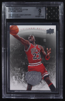 Michael Jordan 2009-10 Upper Deck Michael Jordan Legacy Collection #17 With Game-Used Uniform Swatch (BGS 9) at PristineAuction.com
