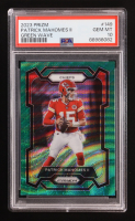 Patrick Mahomes II 2023 Panini Prizm Prizms Green Wave #149 (PSA 10) at PristineAuction.com