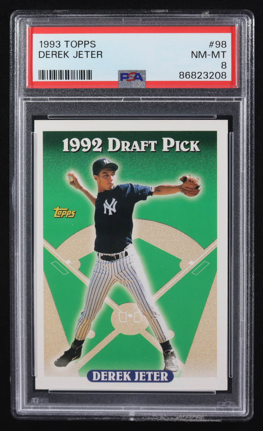 Derek Jeter 1993 Topps #98 RC (PSA 8) at PristineAuction.com Derek Jeter 1993 Topps #98 RC (PSA 8) at PristineAuction.com