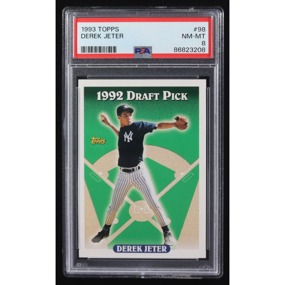 Derek Jeter 1993 Topps #98 RC (PSA 8) at PristineAuction.com