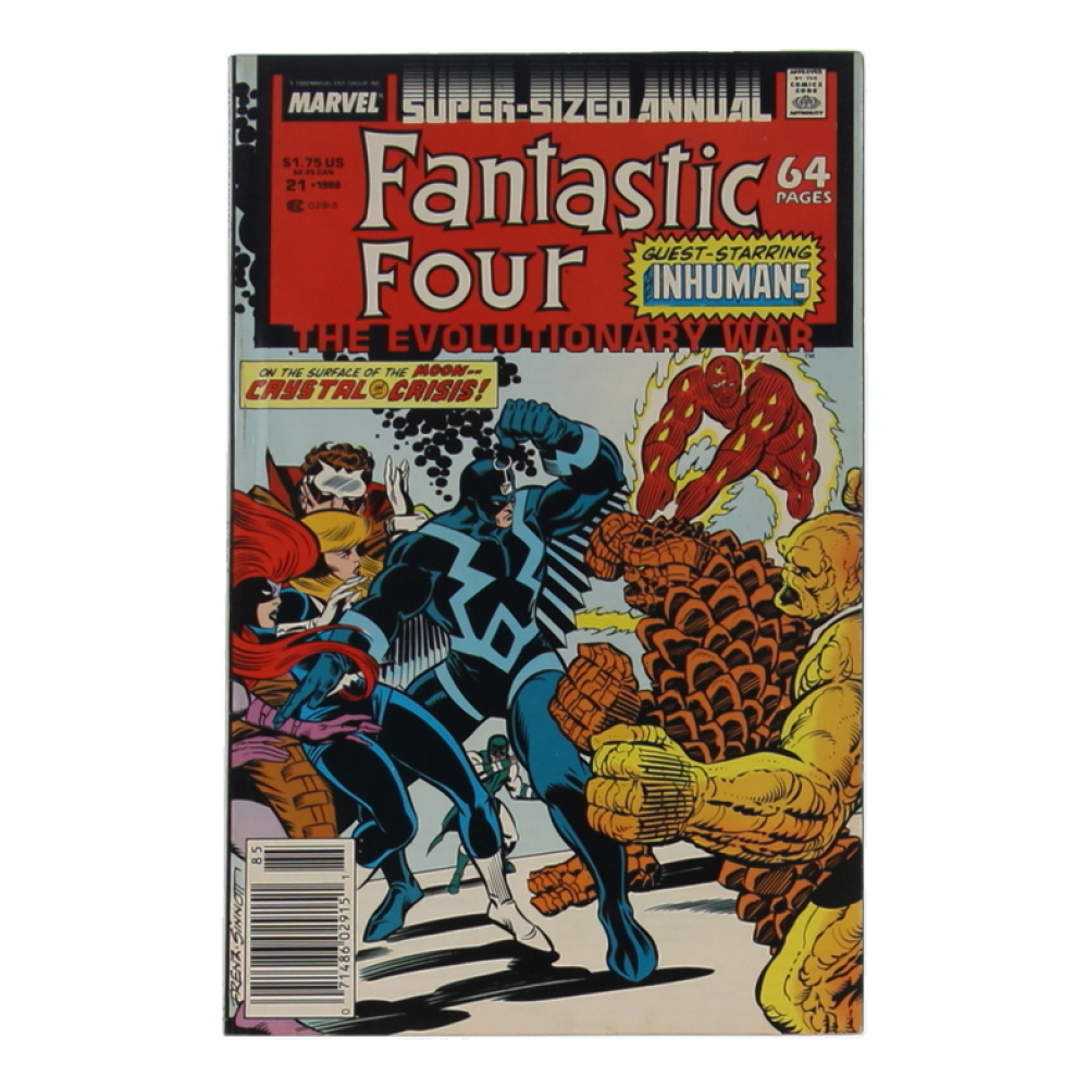 1988 "The Fantastic Four Annual" Issue #21 Marvel Comic Book at PristineAuction.com