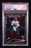 Tom Brady 2022 Panini Illusions Amazing Black #2 #32/50 (PSA 9) at PristineAuction.com
