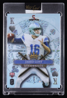 Jared Goff / Jalen Hurts 2024 Wild Card 5 Card Draw Back 2 Back King of Hearts Island Foil #JGJHNB2B #1/1 at PristineAuction.com