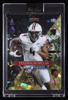 Tetairoa McMillan 2024 Wild Card 5 Card Draw Ace of Diamonds Black Gold Crystal #TMN #1/1 RC at PristineAuction.com