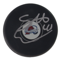 Scott Wedgewood Signed Avalanche Logo Hockey Puck (Beckett) at PristineAuction.com