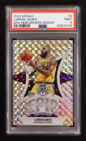 LeBron James 2023-24 Panini Mosaic Epic Performers Mosaic #2 (PSA 9) at PristineAuction.com